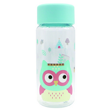 르번 아동용 부엉이 에코보틀, 혼합 색상, 380ml, 1개