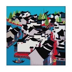 十字繡DIY組 長江三角洲, 混色, 1組