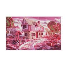 ZKF 十字繡DIY套組童話屋, 混色, 1套