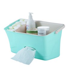 日常用品掛式收納藍, 綠色