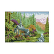 ZKF 十字繡 DIY 套組 Wild Family, 混色, 1套