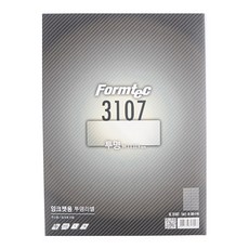 폼텍 잉크젯 투명 라벨지 IC-3107, 16칸, 5개
