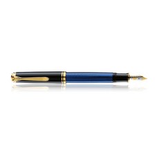 Pelikan 百利金 新韓商務鵜鶘 SOUVERAN 18K 鋼筆 M800, EF, 黑色的