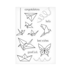 한가람아트타운 클리어스탬프 Origami Animals, 1개
