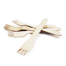 Bestom 木製叉子 140 中, 1入, 100個
