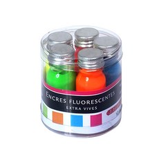 HERBIN 5色迷你瓶裝墨水, 氖, 1套