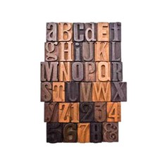 한가람아트타운 TH 북아트장식 LETTERPRESS 35p, 혼합 색상, 1세트