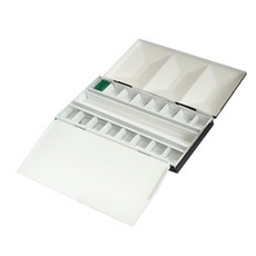 신한커머스 세르지오 16 + 8 HALF PAN 고체케익 탈착 팔레트 FM2091, 혼합 색상