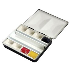 CERGIO Shinhan Commerce Sergio 8 + 4 HALF PAN 口袋固體除漆調色板 FM2083, 混色