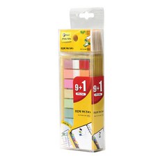 프린텍 팝업 플래그 인덱스 오피스팩 FO4412-9 9 + 1, 1개