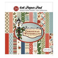 한가람아트타운 cz CB 묶음배경지 Christmas Wonderland 6 x 6 CBCW46015, 혼합 색상, 1개