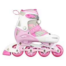 비바 티안엘 아동용 불바퀴 인라인 스케이트, 핑크, 1개
