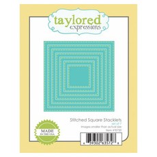 스튜디오제이 다이 만들기 재료 stitched square stacklets, 1개