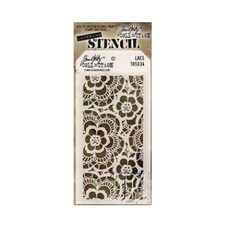 한가람아트타운 TH LACE LAYERING 스텐실, 혼합 색상, 1개