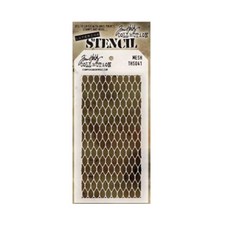 한가람아트타운 TH MESH LAYERING 스텐실, 혼합 색상, 1개