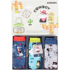 MRKIDS 男孩童牛仔4角褲組 3入
