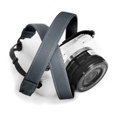 매틴 라피니타20 카메라 가죽 넥 스트랩, M10534(그레이), 1개