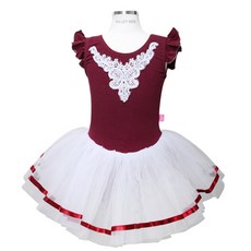 발레키즈 여아용 시크릿 튜튜 일체형 발레복 CP_B825