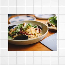 써머스트 주방 강화유리 키친아트보드 젠누들, 1개