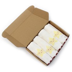 에이치그라운드 고리핸드타올 선물세트 M트윙클스마일별, 혼합 색상, 4개입