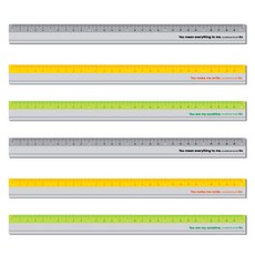 아이비스 30cm 알루미늄직자 SP, 랜덤 발송, 6개입