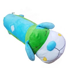Sunheeshop 可愛小狗身體抱枕, 藍色