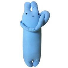 Hongdaesunhuisyap 身體枕頭 兔子 552, 藍色