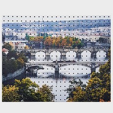 室內裝潢洞洞板 Bridge EF 白色, 1個