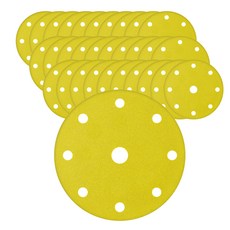 sia ABRASIVES 1960圓形砂紙 6吋 9孔 60號, 50件