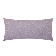 홈앤슬립 세미마이크로 쟈스민 등쿠션 솜포함, 퍼플