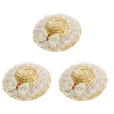 펫나인 반려동물 스트로햇 3p, E 화이트리본레이스