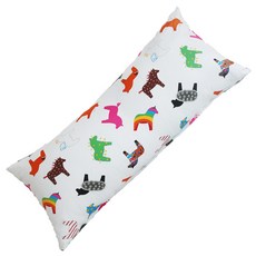 Daeyil Company迷你Pla方靠枕套含枕芯, 白色的