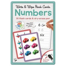 Write And Wipe Flash Cards Numbers, HinklerBooks
