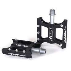 aest 自行車鋁製公路踏板, 黑色的, 1個