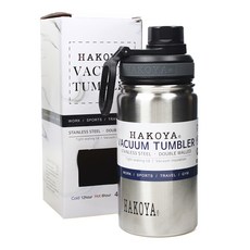 HAKOYA 真空保溫運動水瓶, 不鏽鋼, 400ml