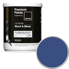 노루페인트 팬톤 우드앤메탈 페인트 반광, 19-3964 Blue Quartz, 1L, 1개