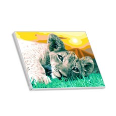 Hello Painting DIY手繪畫布圖案 臥豹, 3