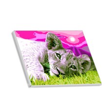 Hello Painting DIY手繪畫布圖案 臥豹, 5