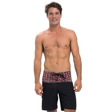 69SLAM 男款骷髏花紋彈力短褲