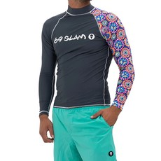 69SLAM 男士單品圖案運動緊身服