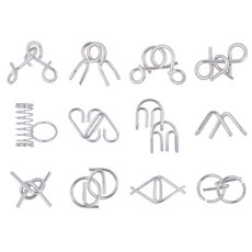 METAL TOUR 12種線材拼圖MT3273, 單色