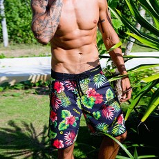 69SLAM 男式 Raynai 黑色中號板短褲