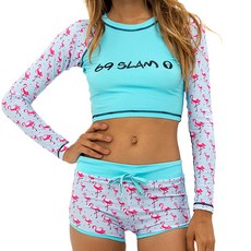 69SLAM 婦女火烈鳥植物守衛