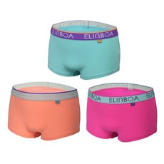ELINBOA 女童功能性短平角內褲 3 件套 EMS134