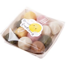 봄91 DR 화이트무지 정사각 트레이 11 x 11 x 2.5 cm + 무지 접착식쿠키봉투 15 x 20 cm + 추석 캘리보름달 포인트스티커 + TY 투명 세발 미니포크, 20세트