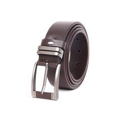 NICOLE LENIC 運動時尚層壓皮革高爾夫球帶 A1090, D 咖啡