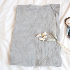 ggoom duboo 紗布毯子 S號, 灰色