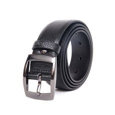 NICOLE LENIC 運動時尚層壓皮革高爾夫球帶 A6015, 黑色的