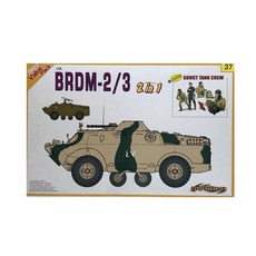 cyber-hobby.com DragonModels 1/35 2in1 套件 BRDM 2/3 + 蘇聯坦克乘員塑料模型, 1個