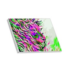 헬로페인팅 그림그리기 DIY 도면 알록달록사자05, 혼합 색상, 1개